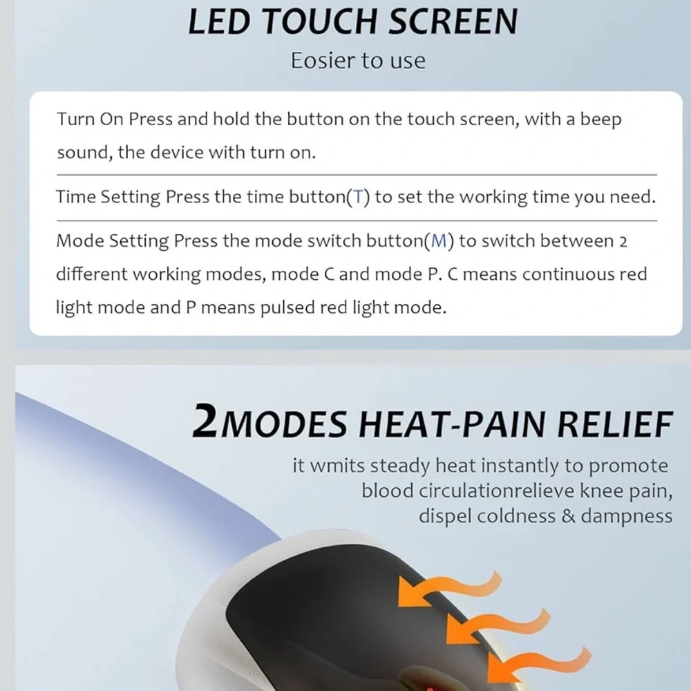 Advanced Black and Gray Wearable Joint Massager